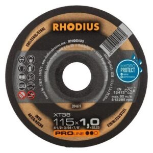 Disco De Corte Rhodius Xt38 Proline Ii 115x1,0x22,23mm 4 1/2"