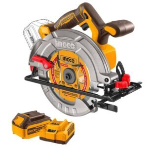 Sierra Circular Bl Ingco + Bat 5ah Y Carg Industrial 7 1/4" 20v/185mm
