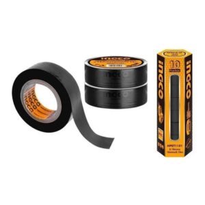 SET CINTAS AISLADORAS 10 PIEZAS 18MMX9,5M NEGRA INGCO HPET1101